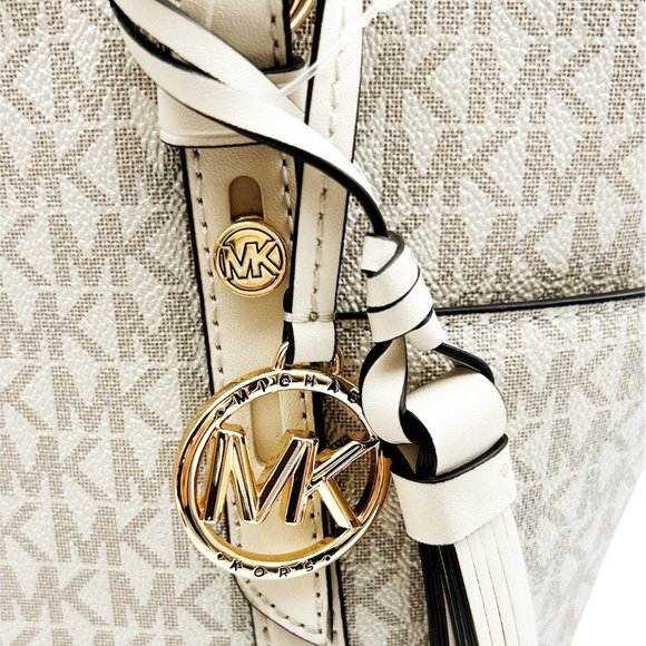 Michael Kors Logo Top-Zip Tote Bag Retail $258 - Picture 8 of 11